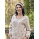 robe AIRELLE coton Liberty beige rosé Les Ours - 11