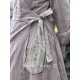 dress / wrap jacket LOUISE Vintage pink waffle cotton Les Ours - 1