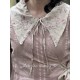 dress / wrap jacket LOUISE Vintage pink waffle cotton Les Ours - 1