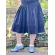 skirt 22210 JACKIE Black greig cotton Ewa i Walla - 10