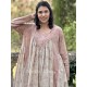 robe PASSION coton Liberty vieux rose et Liberty beige rosé Les Ours - 20