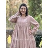 robe SAMAYA coton gaufré Vieux rose Les Ours - 9