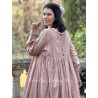 dress SAMAYA Vintage pink waffle cotton Les Ours - 10