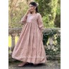 dress SAMAYA Vintage pink liberty cotton Les Ours - 9