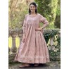 dress SAMAYA Vintage pink liberty cotton Les Ours - 11