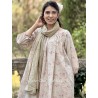 dress tunic LIME Pink beige liberty cotton Les Ours - 1