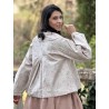 jacket PEPINO Pink beige liberty cotton poplin Les Ours - 3