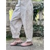 pants GASTON Pink beige liberty cotton poplin Les Ours - 1