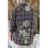 chemise EF Kelly Western in Madras Henry
