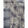 chemise EF Kelly Western in Madras Henry