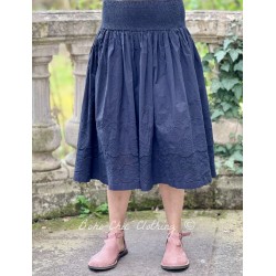 skirt 22210 JACKIE Black greig cotton Ewa i Walla - 1