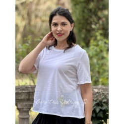 T-shirt 44979 INEZ jersey Blanc Ewa i Walla - 1