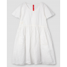 dress 55839 VEGA White cotton Ewa i Walla - 1