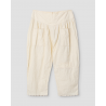 capri / cropped pants 11398 ASTA Vanilla cotton Ewa i Walla - 14