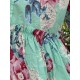 tunic 44953 AGDA Turquoise flower cotton Ewa i Walla - 20