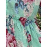 tunic 44953 AGDA Turquoise flower cotton Ewa i Walla - 20