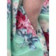 dress 55859 ALISON Turquoise flower cotton Ewa i Walla - 18