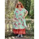 robe 55859 ALISON coton Fleurs turquoise Ewa i Walla - 7