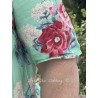 robe 55859 ALISON coton Fleurs turquoise Ewa i Walla - 20