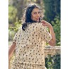blouse 44968 SAGA Flower print cotton voile Ewa i Walla - 6