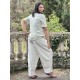 pants 11396 AMINA Cream greig cotton Ewa i Walla - 10