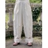 pants 11396 AMINA Cream greig cotton Ewa i Walla - 6