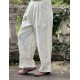 pantalon 11396 AMINA coton Crème Ewa i Walla - 22