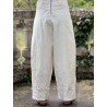 pants 11396 AMINA Cream greig cotton Ewa i Walla - 23