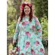 robe 55848 EIVOR coton Fleurs turquoise Ewa i Walla - 3