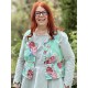 top 33370 LIVIA coton Fleurs turquoise Ewa i Walla - 13