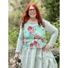 top 33370 LIVIA coton Fleurs turquoise Ewa i Walla - 7