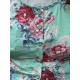 top 33370 LIVIA coton Fleurs turquoise Ewa i Walla - 27