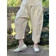 capri / cropped pants 11398 ASTA Vanilla cotton Ewa i Walla - 10