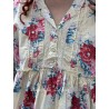 tunic 44953 AGDA Vanilla flower cotton Ewa i Walla - 24