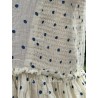 dress 55835 JENNIFER Blue polka dots cotton voile Ewa i Walla - 18