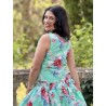 top 33370 LIVIA coton Fleurs turquoise Ewa i Walla - 3