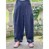 pants 11396 AMINA Black greig cotton Ewa i Walla - 1