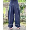 pants 11396 AMINA Black greig cotton Ewa i Walla - 3