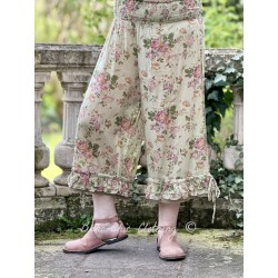 panty / pants ROBERT Almond floral cotton voile