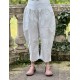 capri / cropped pants 11398 ASTA Ice blue cotton Ewa i Walla - 1