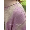 T-shirt Heart Of Mother Earth in Purple Haze Magnolia Pearl - 20
