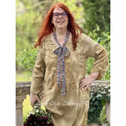 tunic Embroidered Parnassus in Marigold