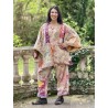 veste kimono Ainika in Tropical Magnolia Pearl - 4