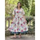 robe 55859 ALISON coton Fleurs vanille Ewa i Walla - 8