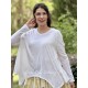 long sleeves T-shirt 44975 ELSA Vanilla striped jersey Ewa i Walla - 1