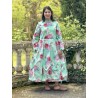 dress 55848 EIVOR Turquoise flower cotton Ewa i Walla - 9