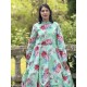 robe 55848 EIVOR coton Fleurs turquoise Ewa i Walla - 12