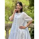 dress 55850 LEA Ice blue sushi voile Ewa i Walla - 10