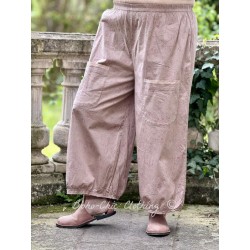 pants GUS Vintage pink liberty cotton poplin Les Ours - 1
