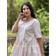 dress 55859 ALISON Pink cotton Ewa i Walla - 10